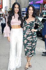 NIKKI and BRIE BELLA at Strahan & Sara Show in New York 06/19/2019