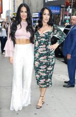 NIKKI and BRIE BELLA at Strahan & Sara Show in New York 06/19/2019