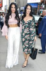 NIKKI and BRIE BELLA at Strahan & Sara Show in New York 06/19/2019