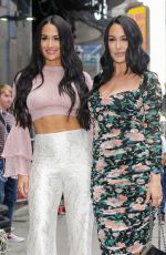 NIKKI and BRIE BELLA at Strahan & Sara Show in New York 06/19/2019