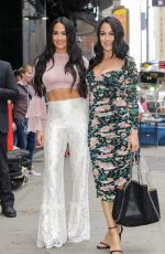 NIKKI and BRIE BELLA at Strahan & Sara Show in New York 06/19/2019