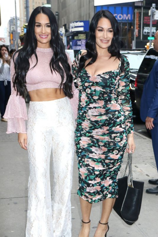 NIKKI and BRIE BELLA at Strahan & Sara Show in New York 06/19/2019