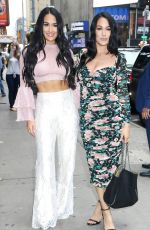 NIKKI and BRIE BELLA at Strahan & Sara Show in New York 06/19/2019