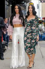 NIKKI and BRIE BELLA at Strahan & Sara Show in New York 06/19/2019