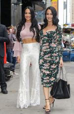 NIKKI and BRIE BELLA at Strahan & Sara Show in New York 06/19/2019