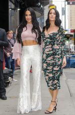 NIKKI and BRIE BELLA at Strahan & Sara Show in New York 06/19/2019