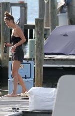 NINA AGDAL at a Boat Ride in New York 06/09/2019