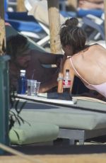 OLIVIA ATTWOOD in Swimsuit on the Beach in Marbella 06/10/2019