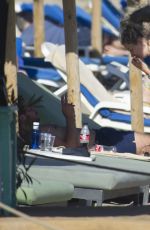 OLIVIA ATTWOOD in Swimsuit on the Beach in Marbella 06/10/2019