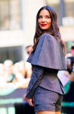 OLIVIA MUNN Arrives at AOL Build in New York 06/26/2019