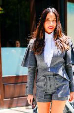 OLIVIA MUNN Arrives at AOL Build in New York 06/26/2019