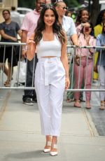 OLIVIA MUNN Arrives at The View in New York 06/24/2019