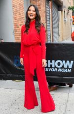 OLIVIA MUNN Leaves Daily Show with Trevor Noah in New York 06/25/2019