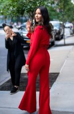 OLIVIA MUNN Leaves Daily Show with Trevor Noah in New York 06/25/2019