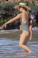 OLIVIA WILDE in Swimsuit at a Beach in Hawaii 06/16/2019