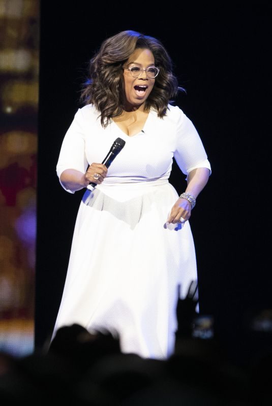OPRAH WINFREY at Her Your Path Made Clear Tour in Calgary 06/19/2019