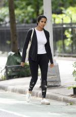 PADMA LAKSHMI Leaves a Gym in New York 06/03/2019