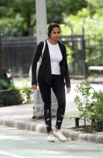 PADMA LAKSHMI Leaves a Gym in New York 06/03/2019