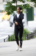 PADMA LAKSHMI Leaves a Gym in New York 06/03/2019