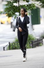 PADMA LAKSHMI Leaves a Gym in New York 06/03/2019