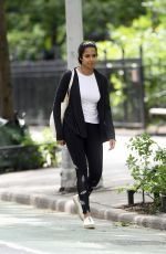 PADMA LAKSHMI Leaves a Gym in New York 06/03/2019