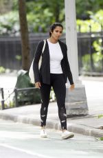 PADMA LAKSHMI Leaves a Gym in New York 06/03/2019