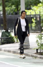 PADMA LAKSHMI Leaves a Gym in New York 06/03/2019