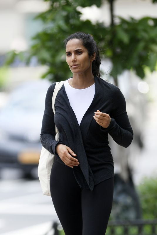 PADMA LAKSHMI Leaves a Gym in New York 06/03/2019