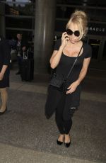 PAMELA ANDERSON at LAX Airport in Los Angeles 06/055/2019