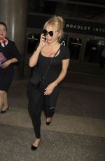 PAMELA ANDERSON at LAX Airport in Los Angeles 06/055/2019