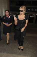 PAMELA ANDERSON at LAX Airport in Los Angeles 06/055/2019