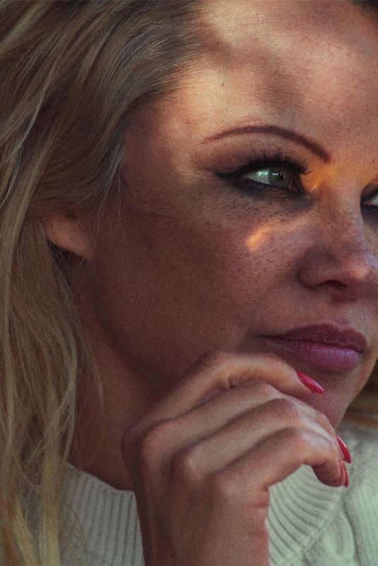 PAMELA ANDERSON in Porter Summer Escape 2019