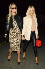 PARIS HILTON Arrives at Chiltern Firehouse in London 06/04/2019