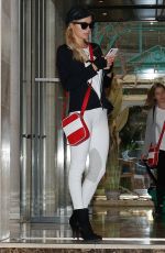 PARIS HILTON Leaves Her Hotel in Paris 06/08/2019