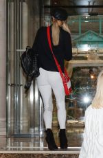 PARIS HILTON Leaves Her Hotel in Paris 06/08/2019