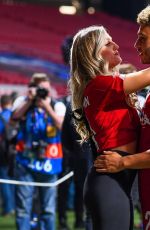 PERRIE EDWARDS and Alex Oxlade-Chamberlain at UEFA Champions League Final in Madrid 06/01/2019
