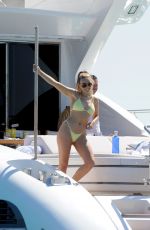 PERRIE EDWARDS and Friends in Bikinis at a Yacht in Ibiza 06/05/2019