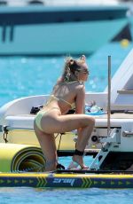 PERRIE EDWARDS in Bikini at a Boat in Ibiza 06/05/2019