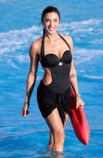 PILAR RUBIO in Swimsuit at a Beach in Madrid 06/13/2019