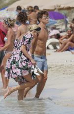PIXIE LOTT and Oliver Cheshire Out in Formentera 06/03/2019