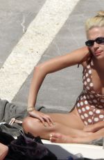 PIXIE LOTT in Swimsuit at a Pool in Ibiza 05/31/2019