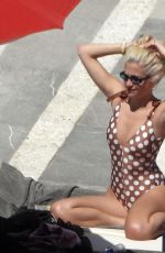 PIXIE LOTT in Swimsuit at a Pool in Ibiza 05/31/2019