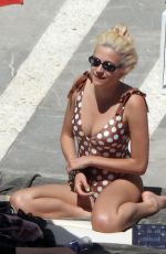 PIXIE LOTT in Swimsuit at a Pool in Ibiza 05/31/2019