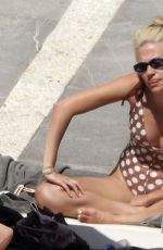 PIXIE LOTT in Swimsuit at a Pool in Ibiza 05/31/2019