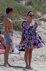 PIXIE LOTT in Swimsuit on Holiday in Formentera 06/03/2019