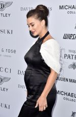 Pregnant AMY JACKSON at Cash & Rocket Masquerade Photocall in London 06/06/2019