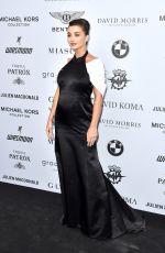 Pregnant AMY JACKSON at Cash & Rocket Masquerade Photocall in London 06/06/2019