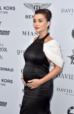 Pregnant AMY JACKSON at Cash & Rocket Masquerade Photocall in London 06/06/2019