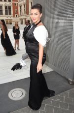 Pregnant AMY JACKSON at Cash & Rocket Masquerade Photocall in London 06/06/2019