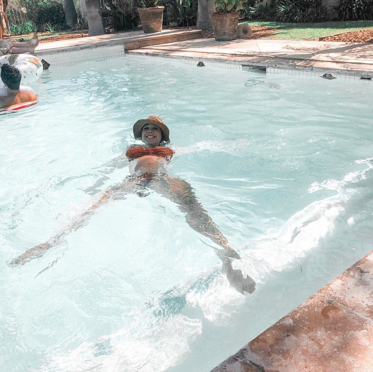 Pregnant DANIELLE MONET in Bikini at a Pool – Instagram Pictures, June 2019 ...